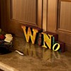 Pavilion Gift Company - Wino MDF Block Letters - 11.5" x 3.75" Wood Block Letters - Wall Sign Panels - 2 of 4