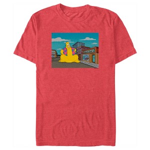 Men's The Simpsons Treehouse of Horror Hawaiian Shirt Homer T-Shirt - 1 of 4