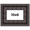 PosterPalooza | Photo Size 3.5" Wide Ornate Black Frame - UV Acrylic, Foam Board Backing, Hanging Hardware - 2 of 4