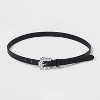 Women's Gemstone Skinny Belt - A New Day™ Black - 2 of 4