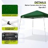 EAGLE PEAK Slant Leg Pop-up Canopy Tent Easy One Person Setup Instant Outdoor Beach Canopy Folding Portable Sports Shelter - 4 of 4
