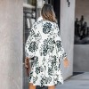 Women's Floral Long Sleeve Above Knee Length Dress - Cupshe - 4 of 4