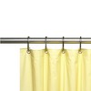 Carnation Home Fashions Premium 4 Gauge Vinyl Shower Curtain Liner with Weighted Magnets and Metal Grommets - 72x72" - 2 of 4