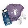 Simply Sage Market Women's Floral Bunny Short Sleeve Graphic Tee - 2 of 2