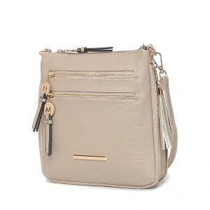 MKF Collection Angelina Crossbody Shoulder Women's Handbag Vegan Leather Purse by Mia K - 1 of 4