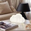 REGALWOVEN Digital Cloud Design Adjustable Brightness Three Alarms Alarm Clock 5.9"L x 1.6"W x 3.5"H 1 Pc - 2 of 4