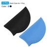 Unique Bargains Silicone Waterproof High-Stretch Adult Swimming Caps 2 Pcs - 3 of 4