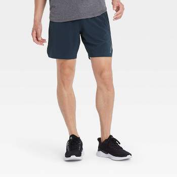 Men's Textured Fleece Shorts 7 - All In Motion™ Black S