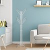 Designstyles Free Standing Luxurious Acrylic Coat Rack, Heavy Duty, Beautiful Home Decor, Perfect For Hats, Clothes, and Umbrellas - 2 of 4
