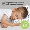 KeaBabies Jumbo Toddler Pillow with Pillowcase, 14X20 Soft Organic Toddler Pillows for Sleeping, Kids Travel Pillow - 2 of 4