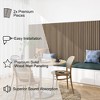 Dexmalle 2Pcs Acoustic Wood Slat Wall Panels - 4 of 4