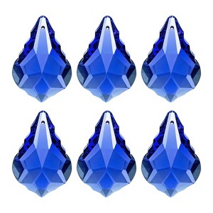 Unique Bargains Hanging Ornament DIY Craft K9 Crystal Pendant Teardrop beads 6 Pcs - 1 of 4