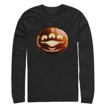 Men's Toy Story Halloween Alien Pumpkin Long Sleeve Shirt