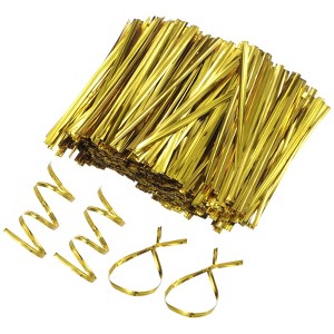 Unique Bargains Reusable Metal Twist Ties Bread Candy Bags 800 Pcs - 1 of 4