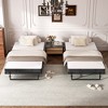 Folding Rollaway Guest Bed with Memory Foam Mattress and Side Storage Pocket - 2 of 4