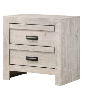 NicBex Nightstand with Drawers,Modern Side Table with Pulls and Wood Frame,Bedside Table for Bedroom,Living Room - 1 of 4