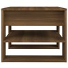 vidaXL Coffee Table Brown Oak 21.9"x21.7"x17.7" Engineered Wood - 4 of 4