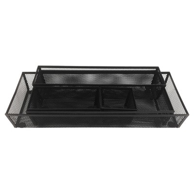 Mesh Drawer Organizer Black Room Essentials Target Inventory