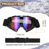 Unique Bargains Windproof Mountaineering Sky Diving Skiing Dirt Bike Goggle - 2 of 4