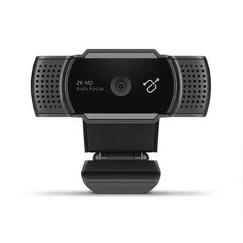 Aluratek 2K Ultra HD Webcam with Autofocus and Dual Microphones