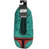 Seven Times Six Star Wars Boba Fett Slippers Embroidered Helmet Slipper Socks No-Slip Sole Green - 4 of 4