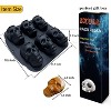 Aoibox 6 Cavity Skull Cake Pan and Silicone Mold for Baking, Perfect for Halloween and Birthday Treats, Easy Release and Dishwasher Safe - 2 of 4