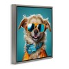 Stupell Industries Hipster Dog Portrait, 18" x 18" - 3 of 4