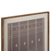 Terra - 30" X 30" - Black - Polyester/Linen/Wood/MDF/Glass - Framed Textile Art - WLA1903 - Safavieh - 3 of 4