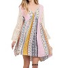 Women's Mixed Print Lace Dress - KORI - 2 of 3