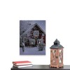 Northlight LED Fiber Optic Lighted Red Snowy Barn House Christmas Wall Art 15.75" x 12" - 4 of 4