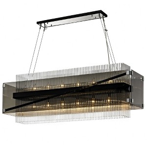 Troy Lighting Apollo 12 - Light Island Pendant Light in  Dark Bronze Smoke Shade - 1 of 1