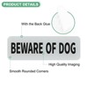 Unique Bargains Indoor Outdoor Yard Home Acrylic Self-adhesive Durable Beware of Dog Sign 3x9 Inch - 2 of 4