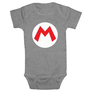 Infant's Nintendo Mario Circle Icon Bodysuit - 1 of 4