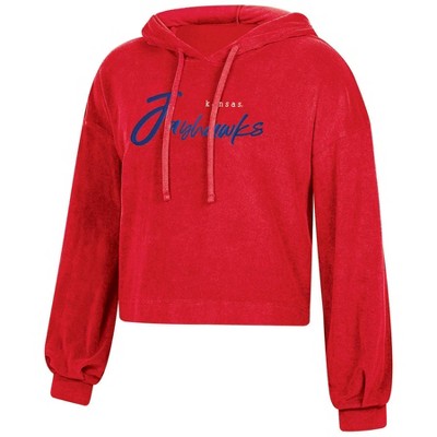 NCAA Kansas Jayhawks Women's Terry Hooded Sweatshirt