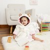 Pavilion Gift Company - Beary Special - Pink - 12-24 Months Toddler Bathrobe - One Piece Pajamas - 3 of 4
