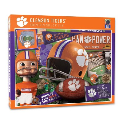 NCAA Clemson Tigers Throwback Puzzle 500pc