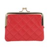 Unique Bargains Argyle Texture Clip Buckle Coin Purse Wallet 1 Pc - 4 of 4