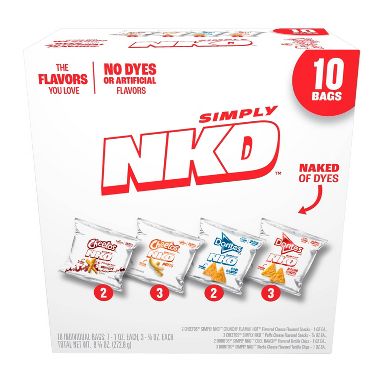 Simply NKD No Dyes Chips Variety Pack - 9.625oz/10ct