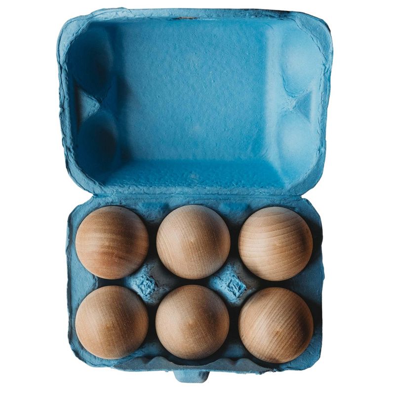 Bella Luna Wooden Easter Eggs in Carton (Made in the USA), 1 of 7