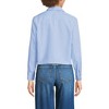 Lands' End Women's No Iron Boxy Cropped Shirt - 2 of 3