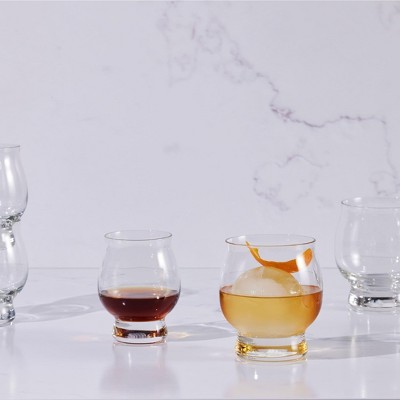 Libbey Signature 13.5 Oz Clear Glass Whiskey Cocktail Set of 4