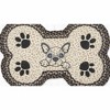 Earth Rugs Hungry Dog Bone Braided Jute Pet Stair Tread – 18"x28" - 2 of 3
