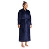 Lands' End Women's Cozy Plush Long Wrap Robe - 4 of 4