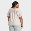 Women's Puff Short Sleeve Blouse - Universal Thread™ - 2 of 3