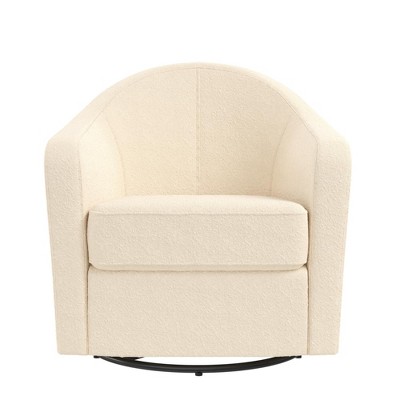 DHP Gentle Swivel Curved Accent Chair