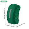 Unique Bargains Waterproof Backpack Rain Cover with a Vertical Reflective Strap for Hiking/Biking 1 Pc - 3 of 4