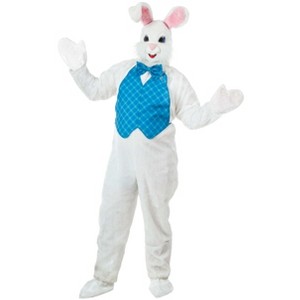 HalloweenCostumes.com Men's Mascot Happy Easter Bunny Costume - 1 of 4