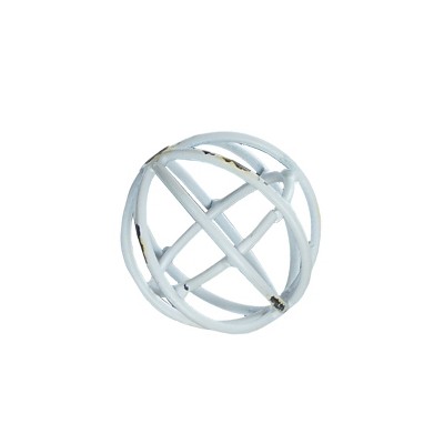 VIP Metal 3 in. White Sphere Acccent