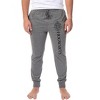 Harry Potter Adult Mens Hogwarts Crest Collegiate Style Jogger Pajama Lounge Pants Graphite - 2 of 4