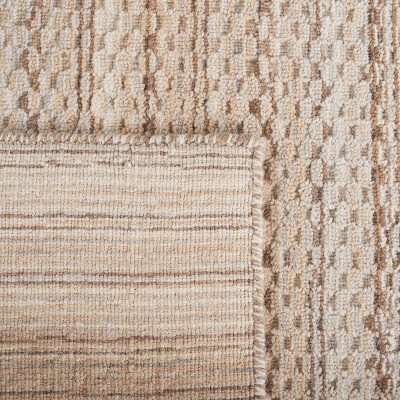 Himalaya Beige Hand-Knotted Wool 4' x 6' Area Rug